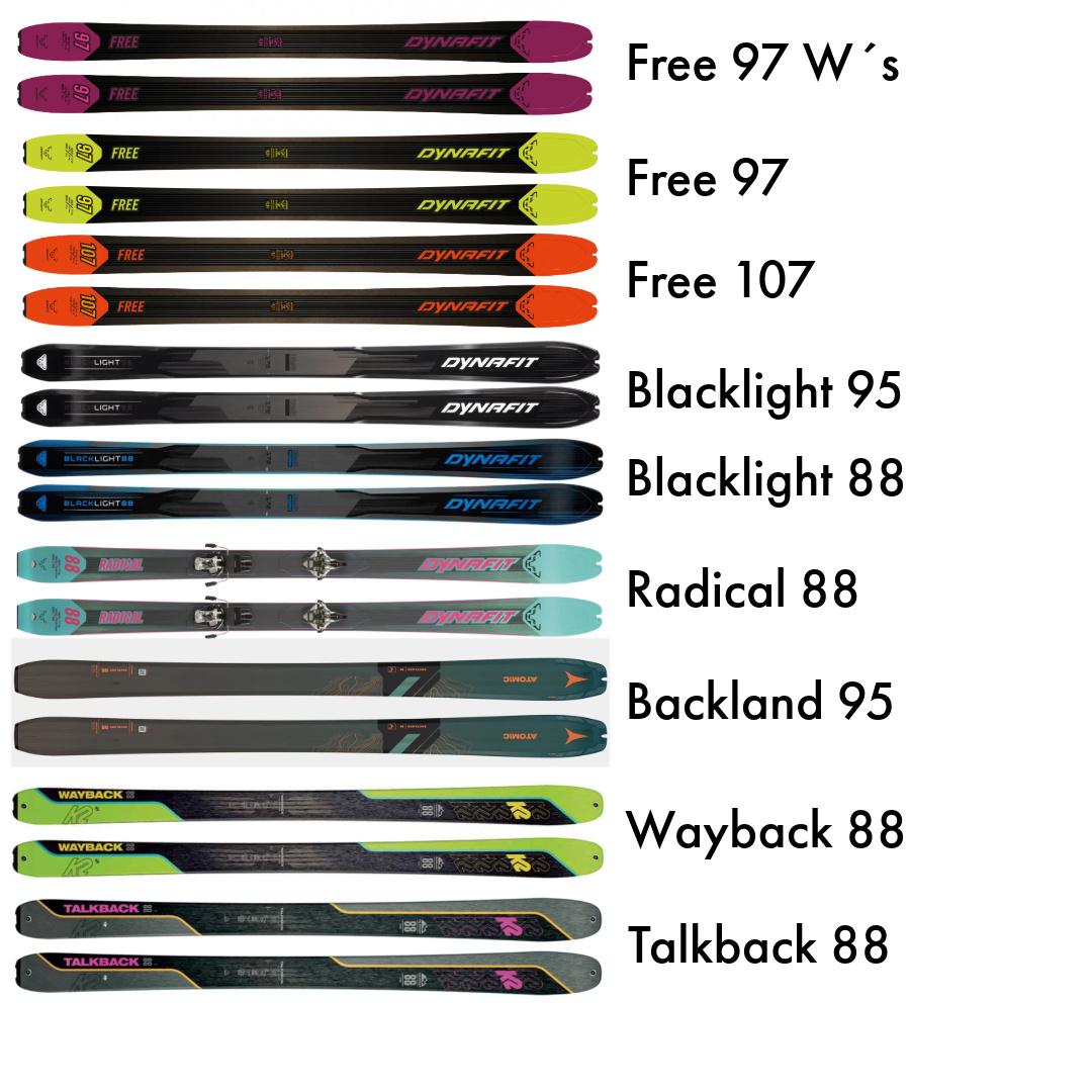 Rental skis